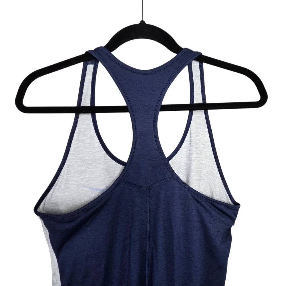 Nike Womens Gray UNC Tar Heels Racerback Tank SZ M Dri-FIT Athletic Chapel Hill